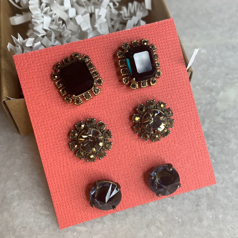 Vintage style jcrew earrings bundle
